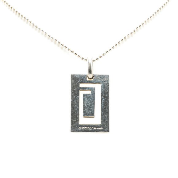 Gucci Cutout G Necklace SV925 Silver Women's GUCCI - Picture 1 of 6